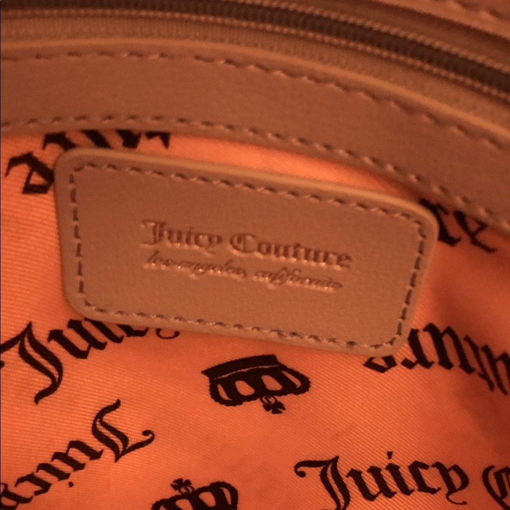 Juicy Couture Classic Scottie Dogs Daydreamer Dove Grey and Blue Tote Bag - Picture 12 of 12